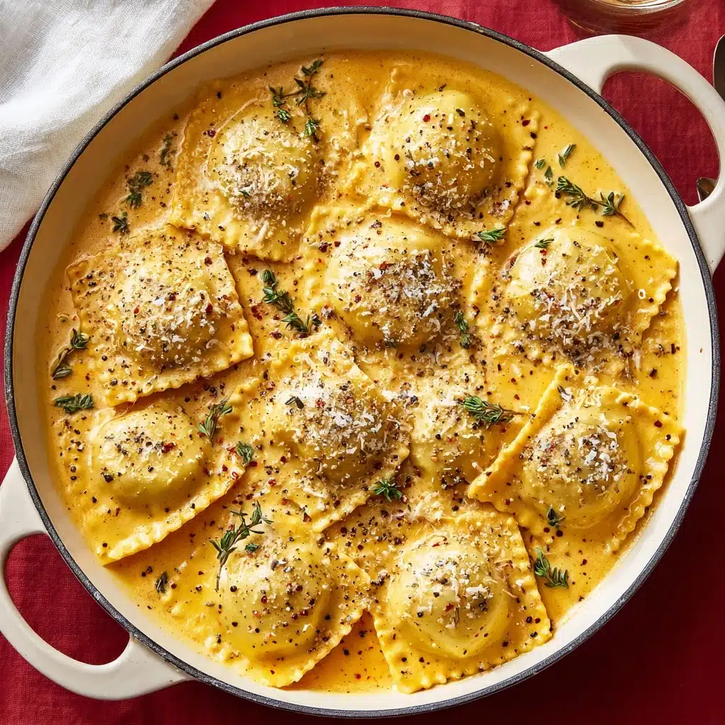 Creamy Lemon Herb Butter Ravioli Recipe