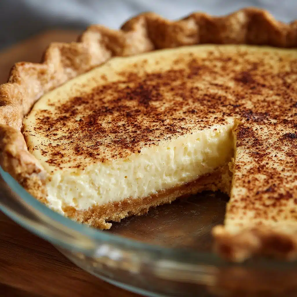 Old Fashioned Egg Custard Pie Recipe - Recipe Image