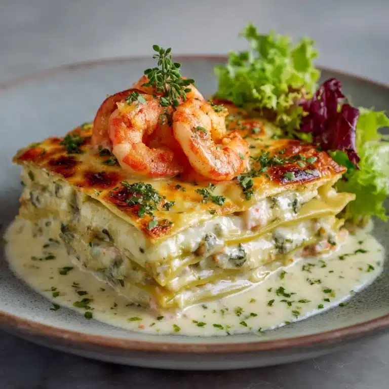 Seafood Lasagna with Shrimp & Crab – The Ultimate Comfort Food Recipe