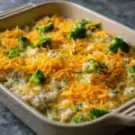 Easy Cheesy Chicken Broccoli Rice Casserole Recipe