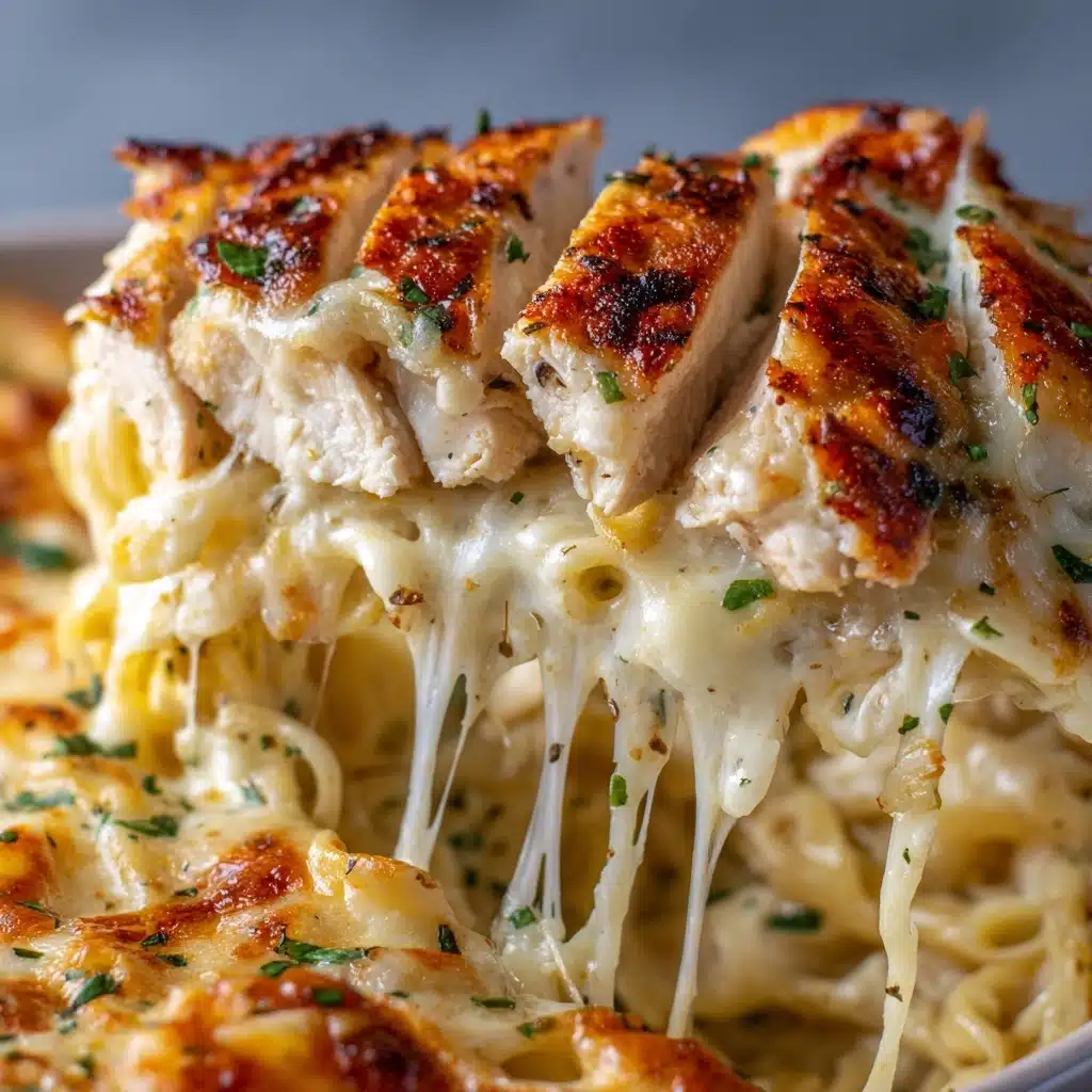 Garlic Parmesan Chicken Pasta Bake Recipe