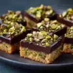 Pistachio Kunafa Brownie Recipe