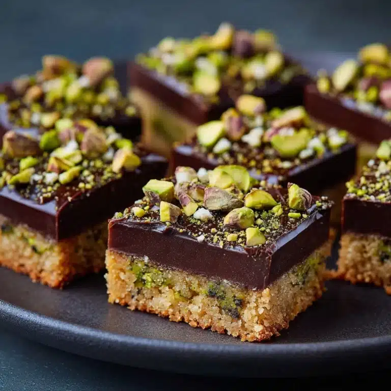 Pistachio Kunafa Brownie Recipe