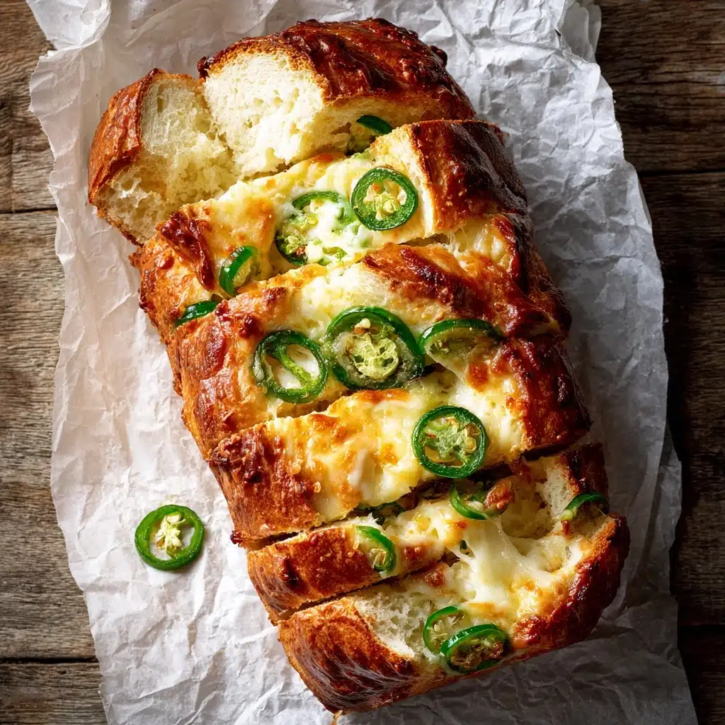 Cheddar Jalapeño Pull Apart Bread Recipe
