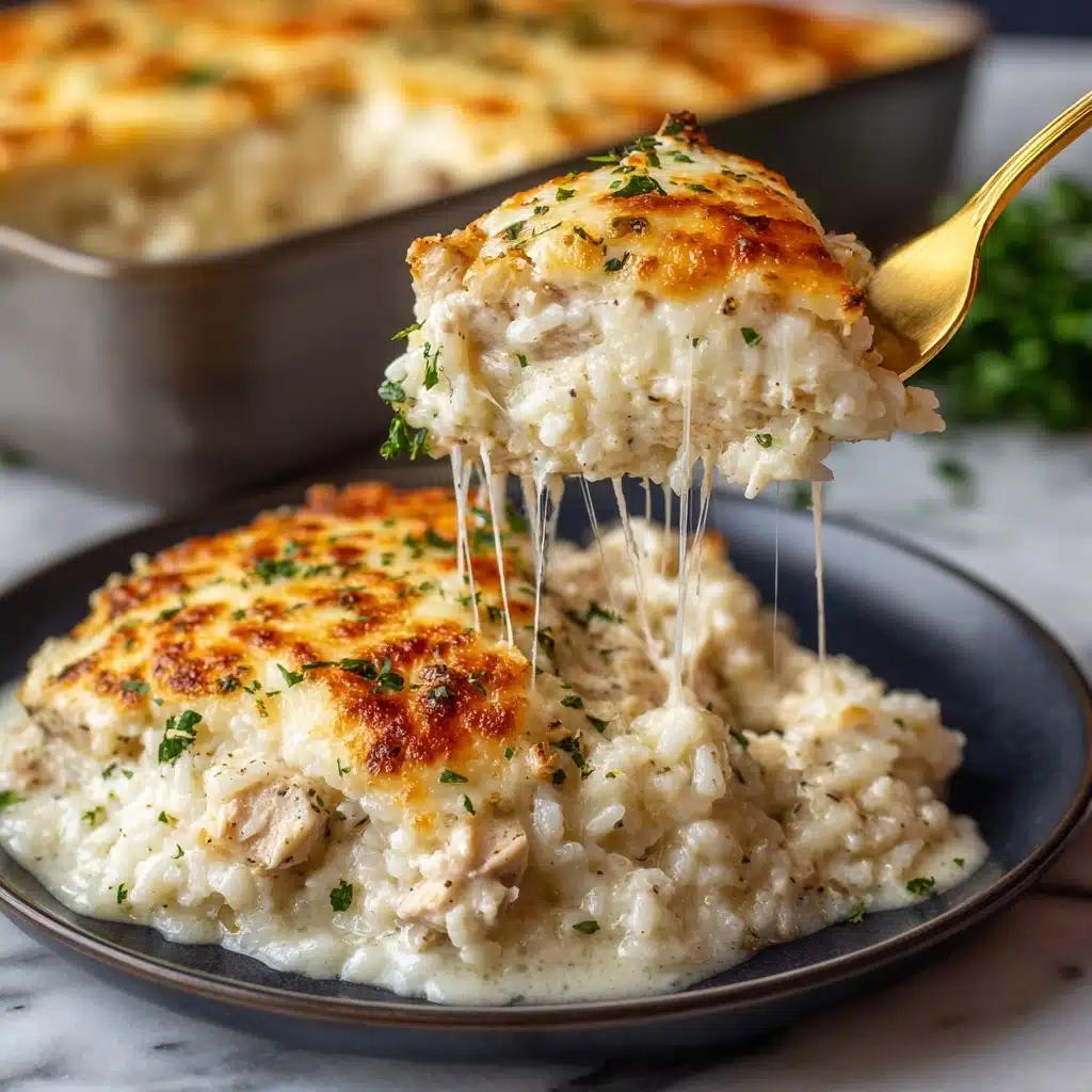 Cheesy Angel Chicken and Rice Recipe