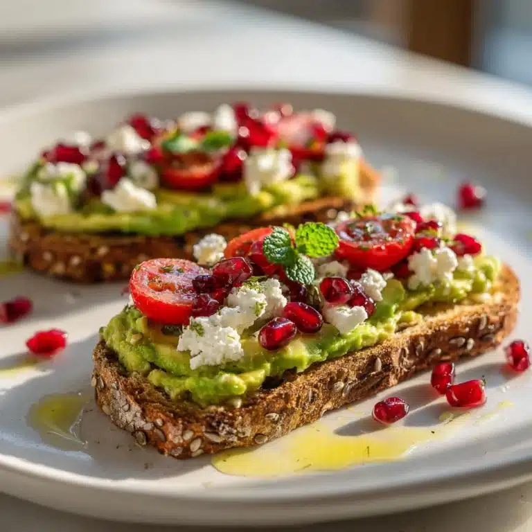 Avocado Feta Toast Recipe
