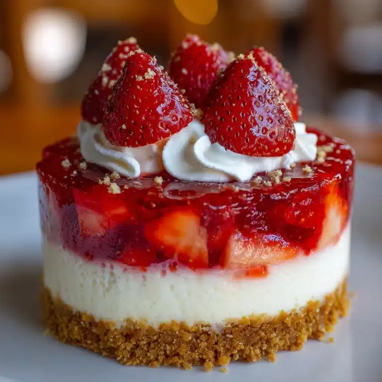 Strawberry Shortcake Cheesecake Recipe