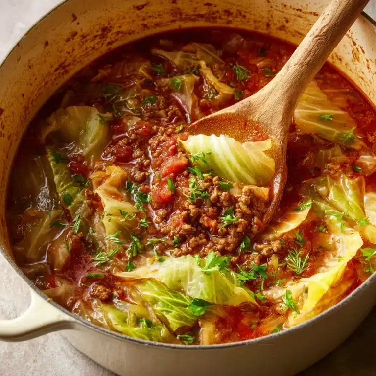 Polish Stuffed Cabbage Soup Recipe