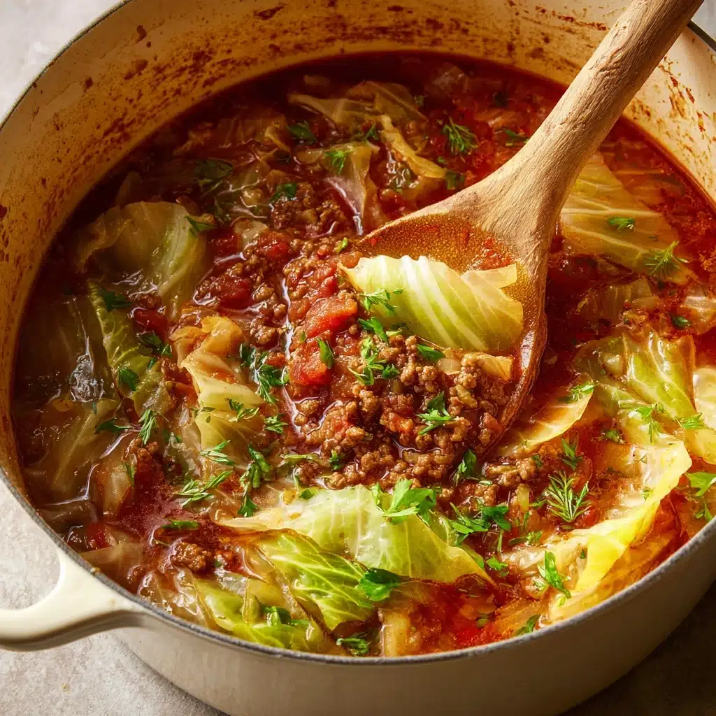 Polish Stuffed Cabbage Soup Recipe - Recipe Image