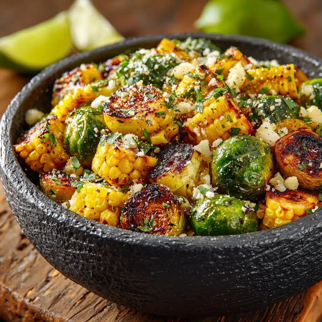 Mexican Street Corn Brussels Sprouts: A Flavorful Twist on a Classic Dish Recipe