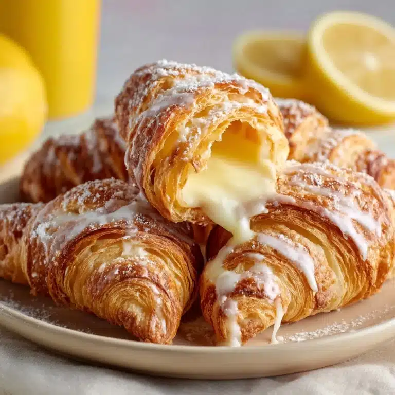 Lemon Cheesecake Crescent Rolls Recipe