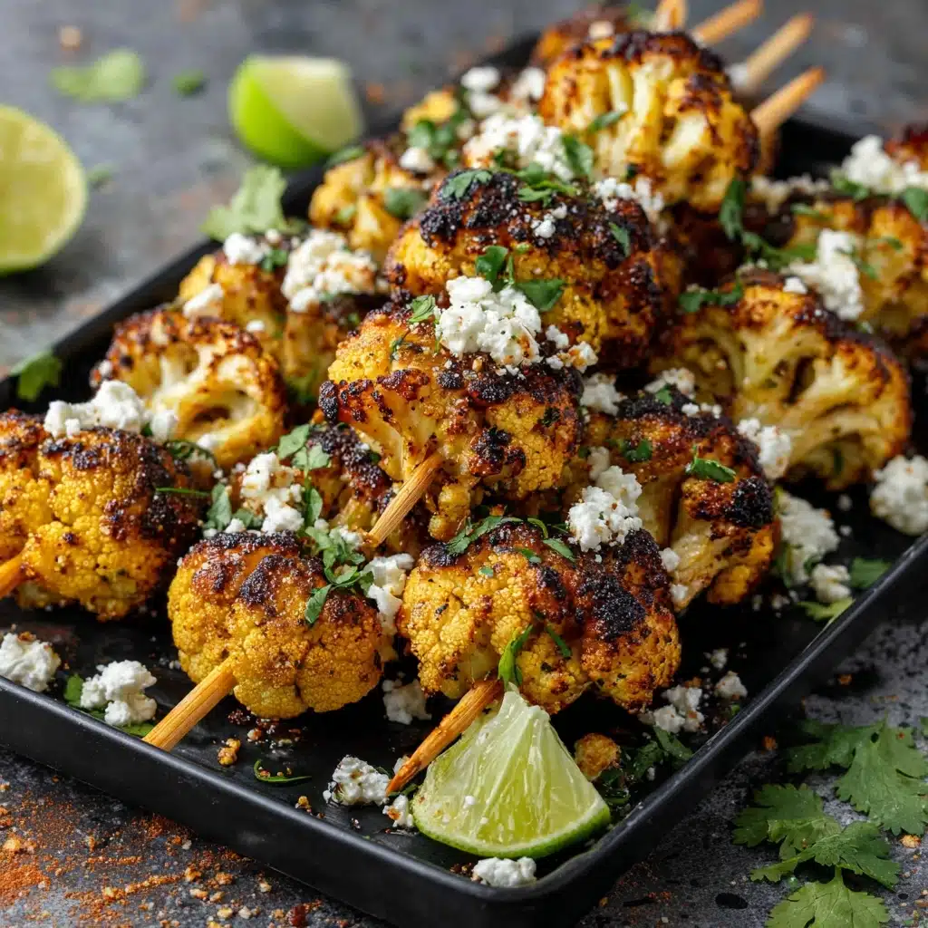 Mexican Street Style Grilled Cauliflower Recipe