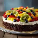 Brownie Fruit Pizza Recipe