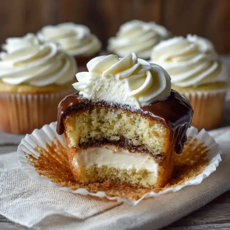 Daddy’s Boston Cream Cupcakes Recipe