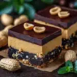 Peanut-Chocolate Cheesecake Bars Recipe