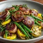 Air Fryer Sausage with Vegetables Recipe