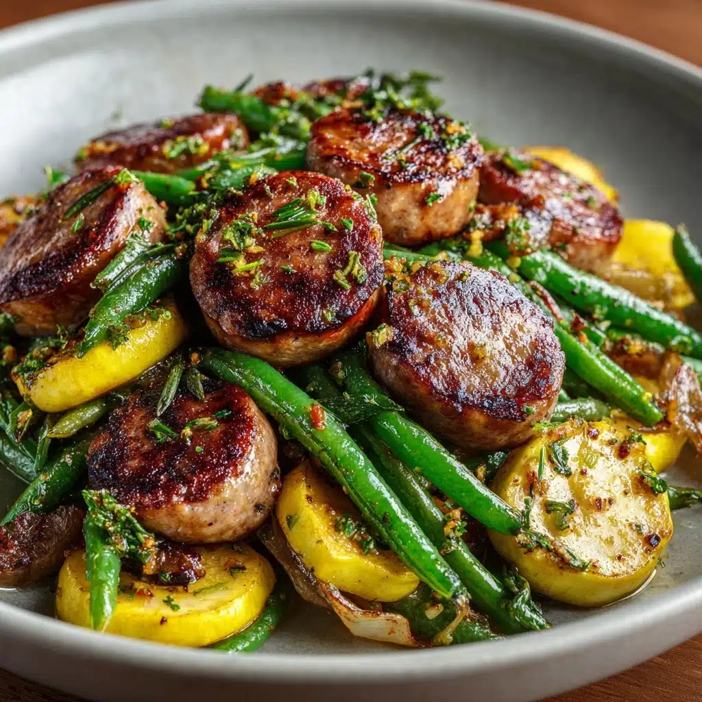 Air Fryer Sausage with Vegetables Recipe