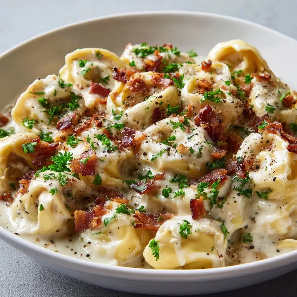 Creamy Tortellini Carbonara: A Delicious and Easy Recipe - Recipe Image