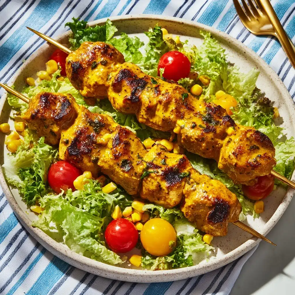 Air Fryer Old Bay Chicken Skewers Recipe - Recipe Image