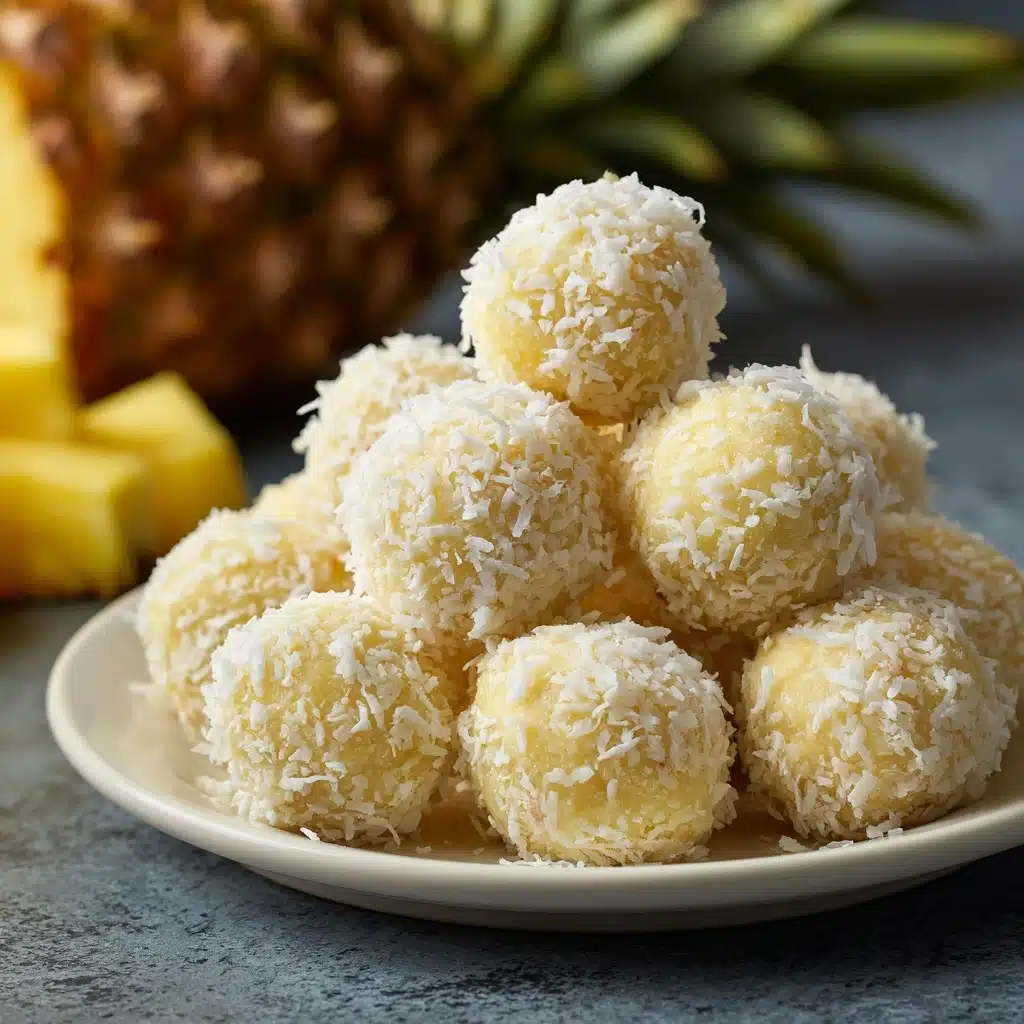 Pineapple Christmas Balls Recipe - Recipe Image