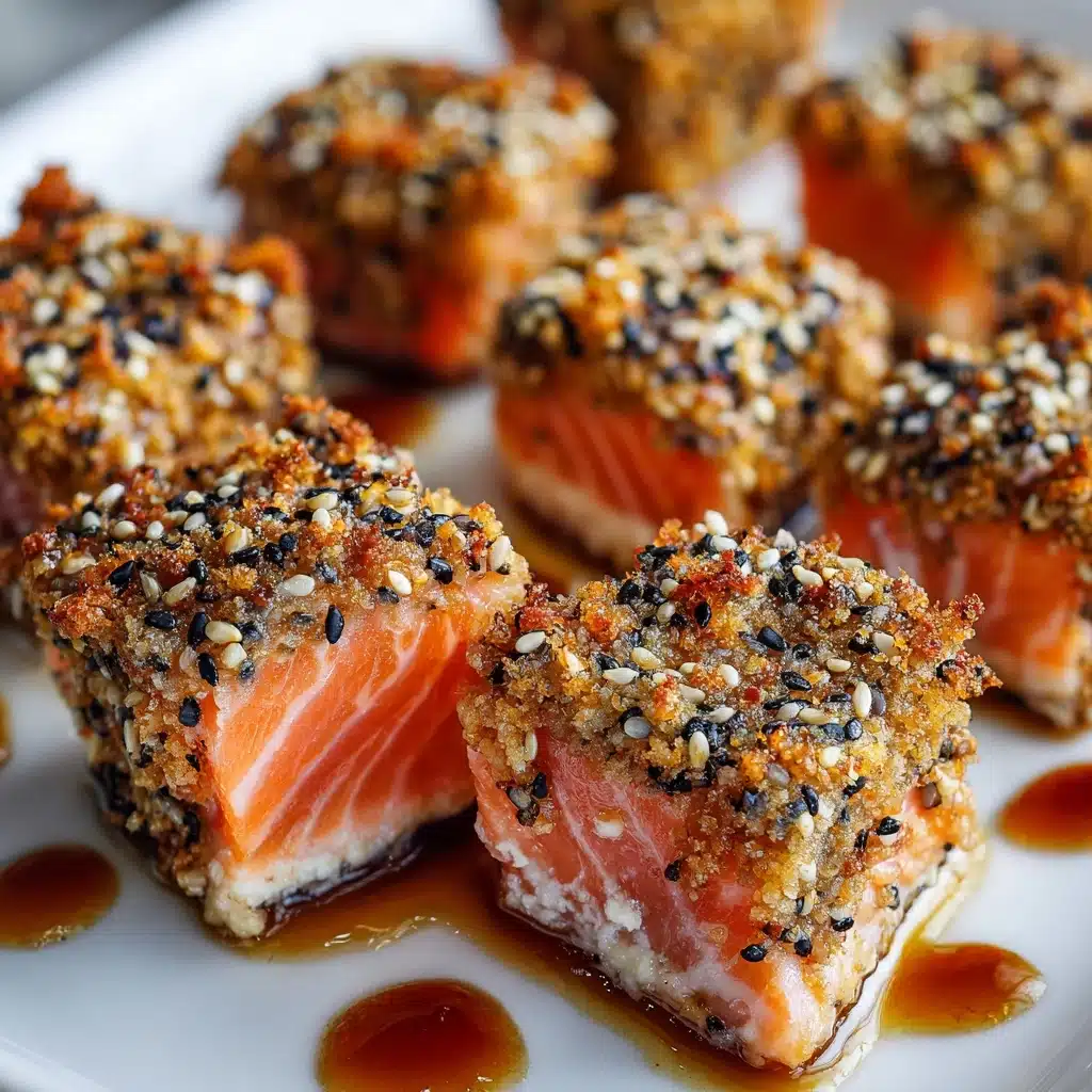 Panko Sesame Crusted Salmon Bites Recipe - Recipe Image