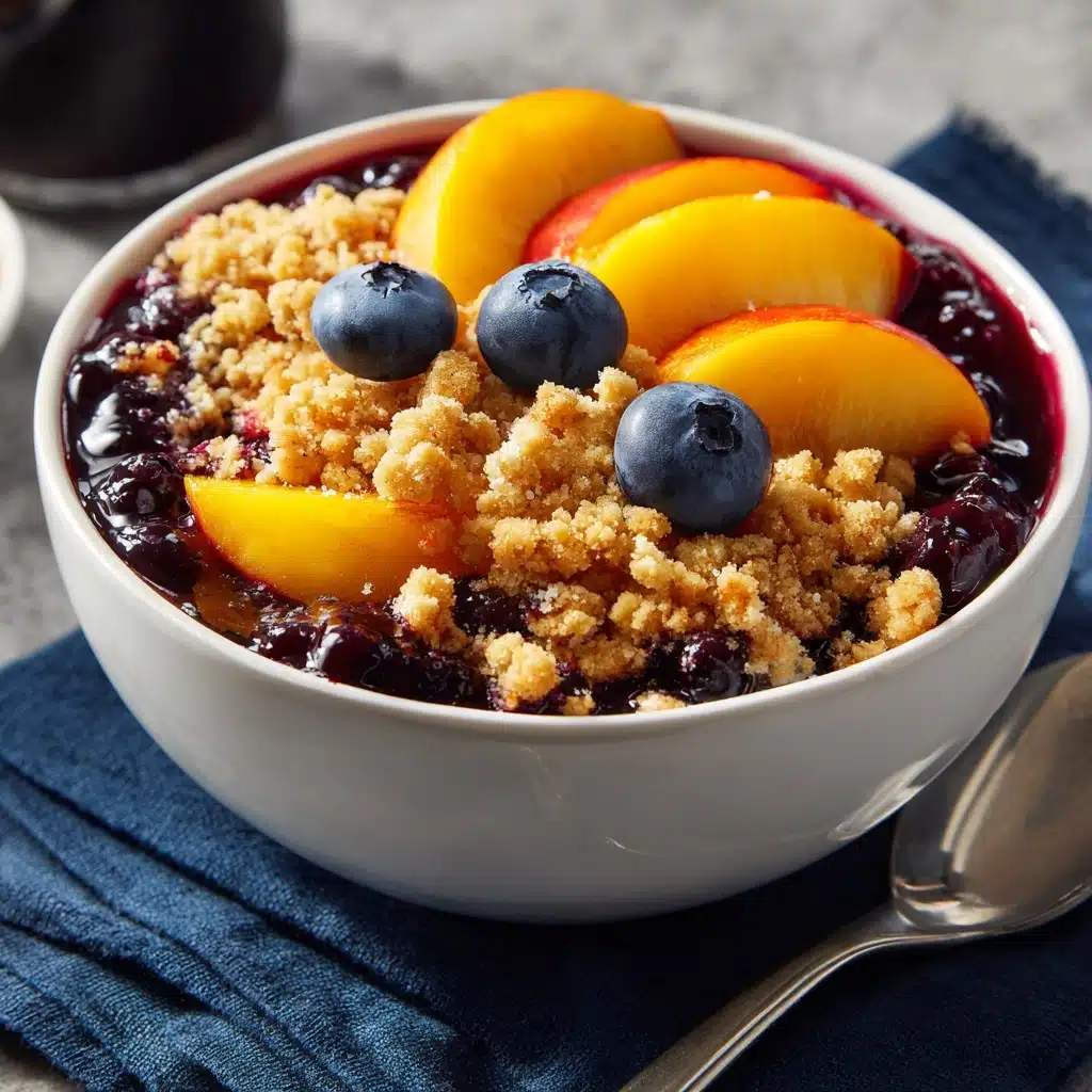 Crockpot Blueberry Peach Cobbler: A Delicious and Easy Dessert Recipe - Recipe Image