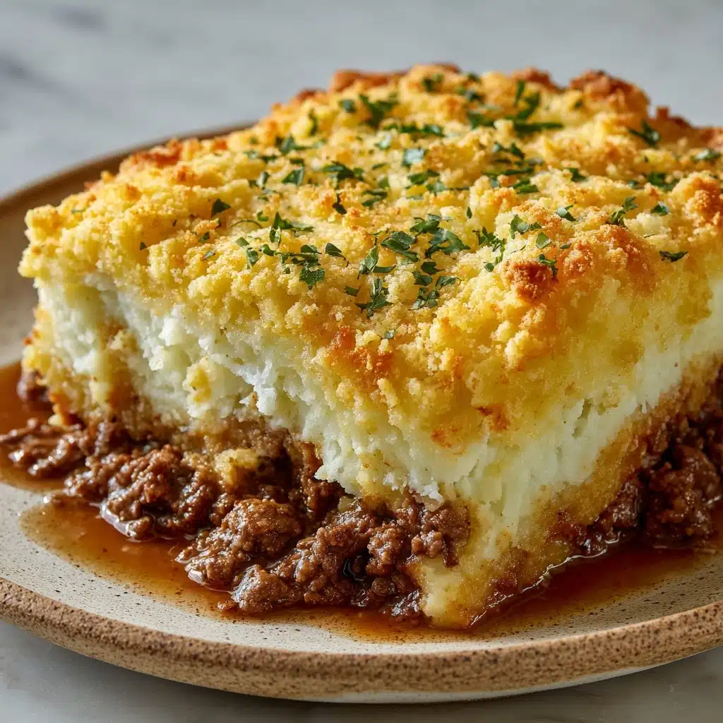Cheddar Bay Ground Beef Cobbler Recipe - Recipe Image
