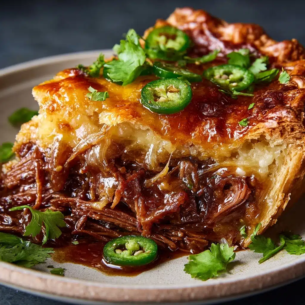 Spicy Jalapeño and Cheese Beef Pie with Leftover Brisket Recipe