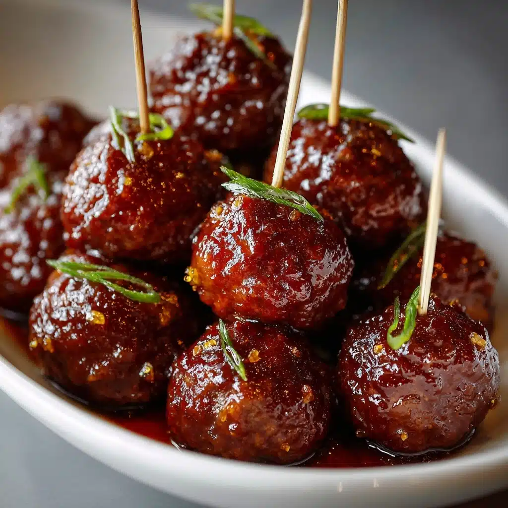 Baked Honey Garlic Meatballs Recipe - Recipe Image