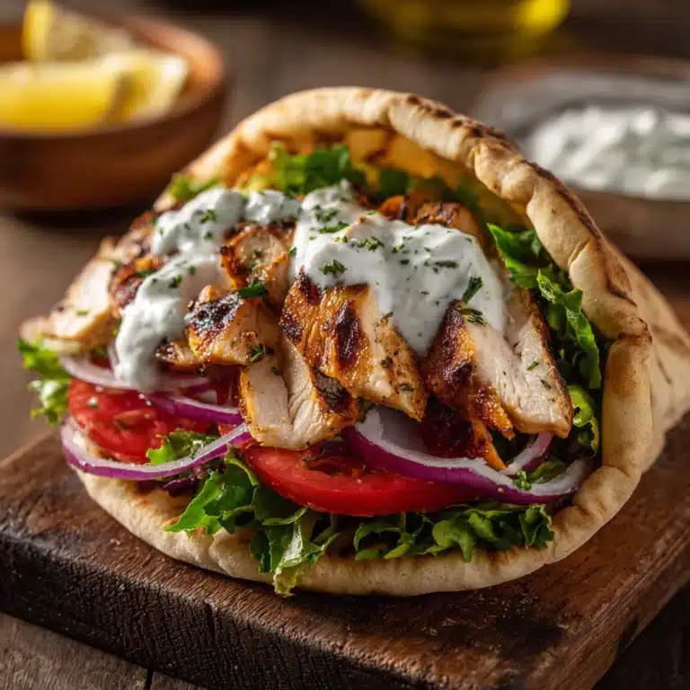Greek-Style Chicken Gyros with Homemade Tzatziki Everyone Will Love Recipe
