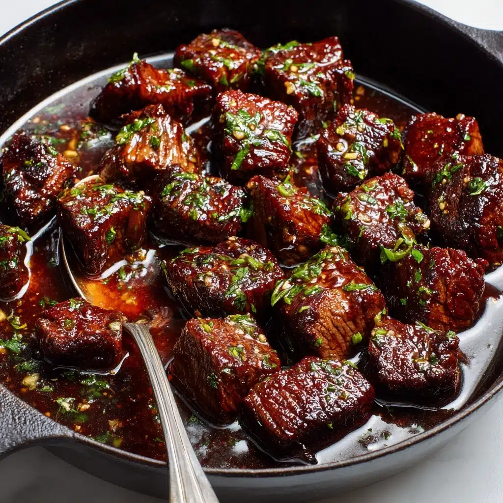 Cajun Garlic Butter Steak Bites Recipe - Recipe Image