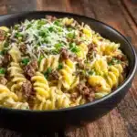 One-Pot Beef and Cheddar Ranch Pasta Recipe