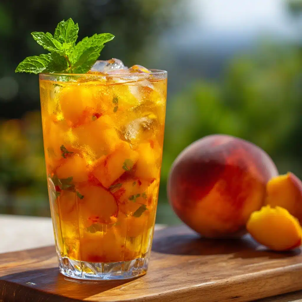 Peach Sweet Tea Recipe - Recipe Image