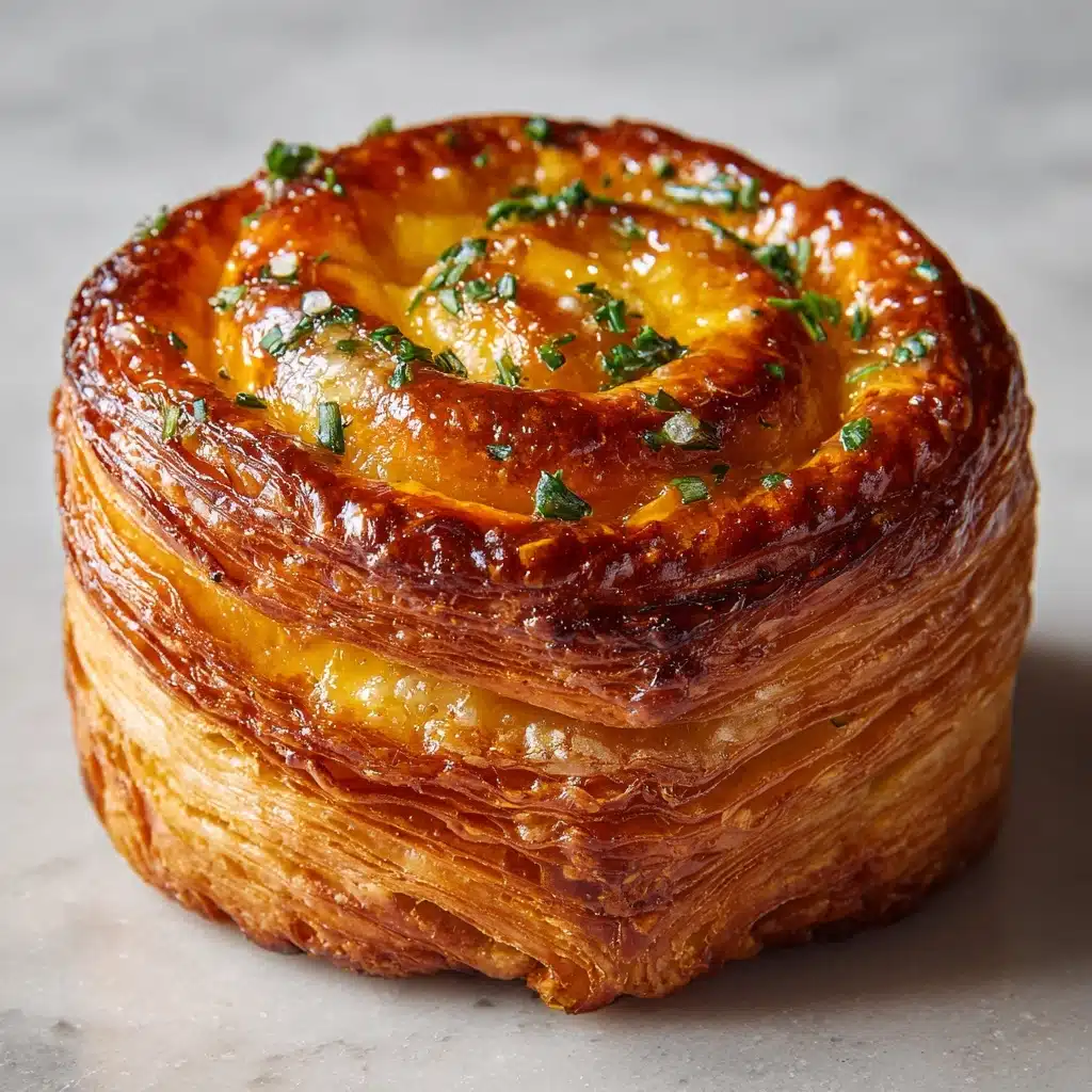 Cheesy Garlic Cruffins Recipe