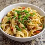 Mongolian Ground Beef Noodles Recipe
