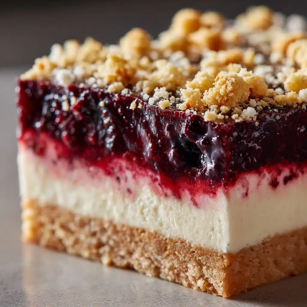 Heavenly Raspberry Cheesecake Bars Recipe - Recipe Image