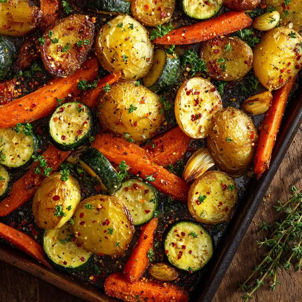 Roasted Potatoes, Carrots, and Zucchini Recipe