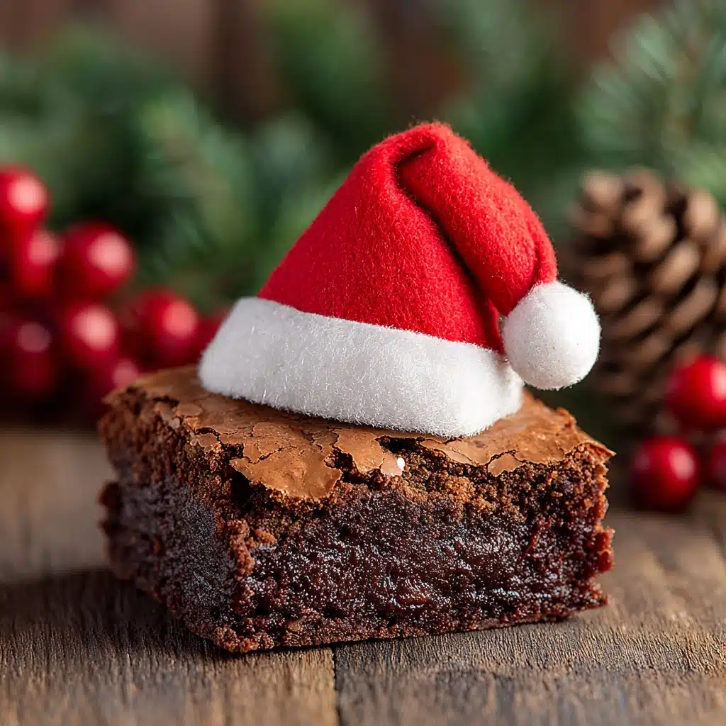 Santa Hat Brownies Recipe