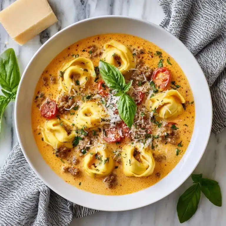 Creamy Sausage Tortellini Soup Recipe