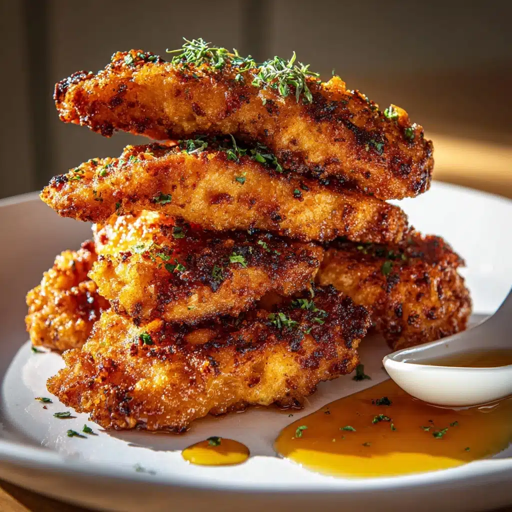 Crispy Garlic Parmesan Chicken Tenders Recipe