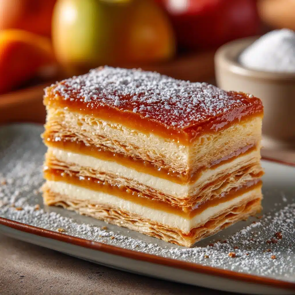 Apple Mille-Feuille with Vanilla Custard (Gluten-Free) Recipe - Recipe Image