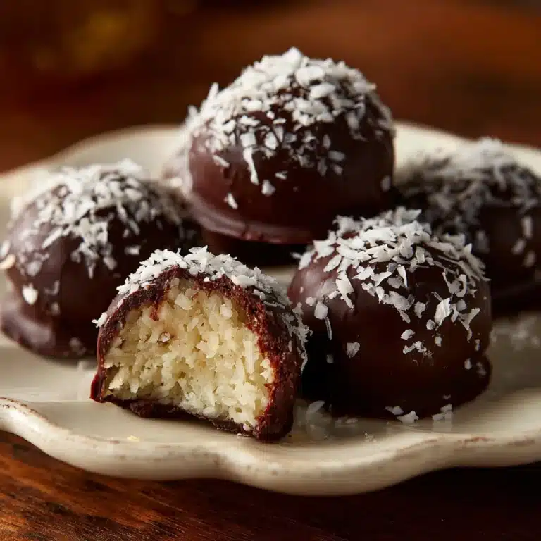 No-Bake Coconut Cream Balls Recipe