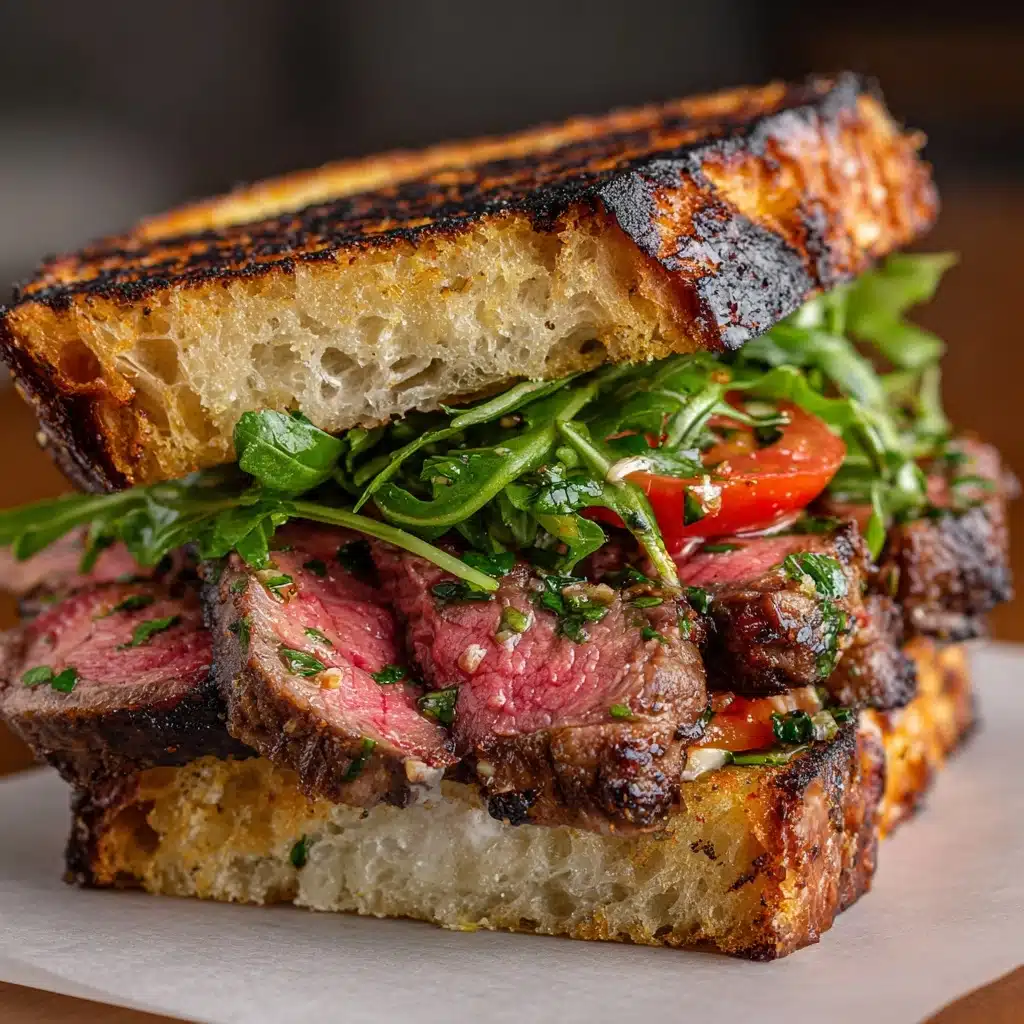 Steak au Poivre Sandwich Recipe - Recipe Image
