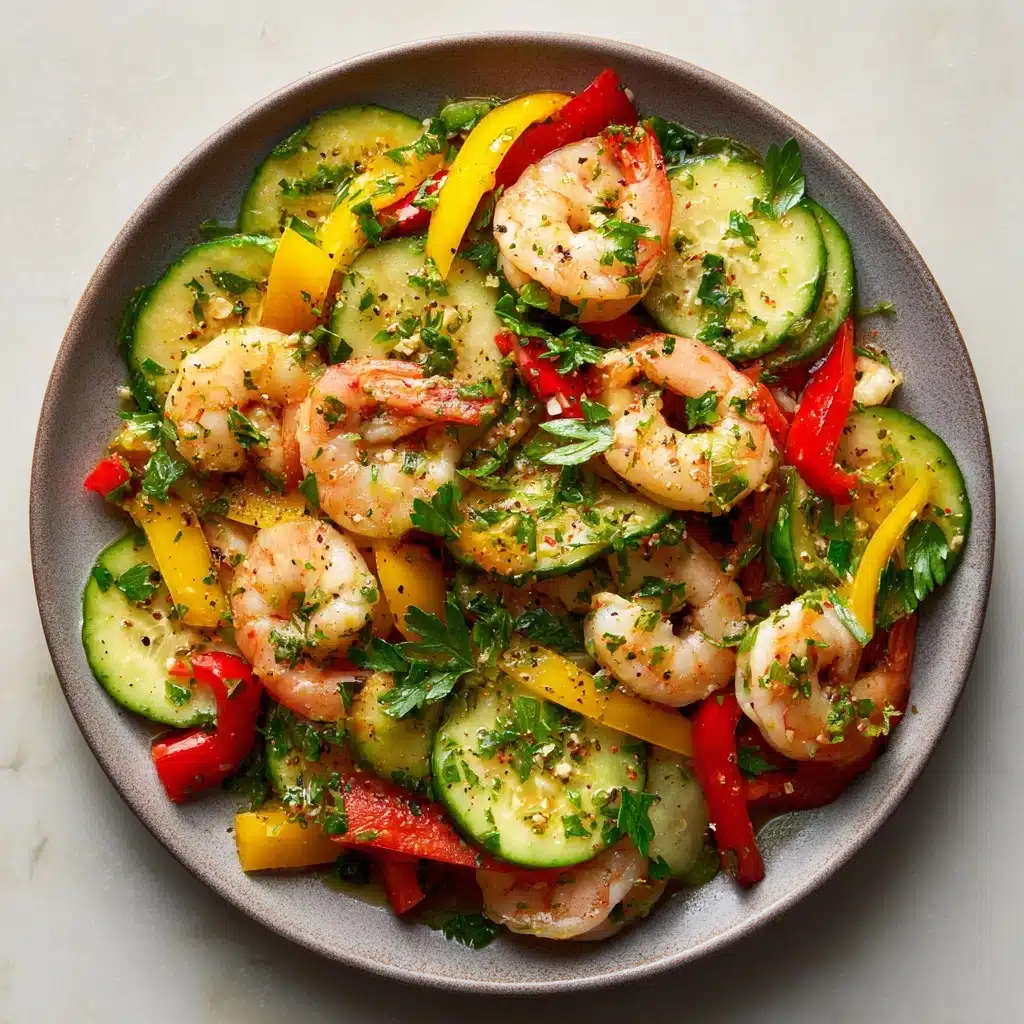 Cucumber Shrimp Salad Recipe - Recipe Image