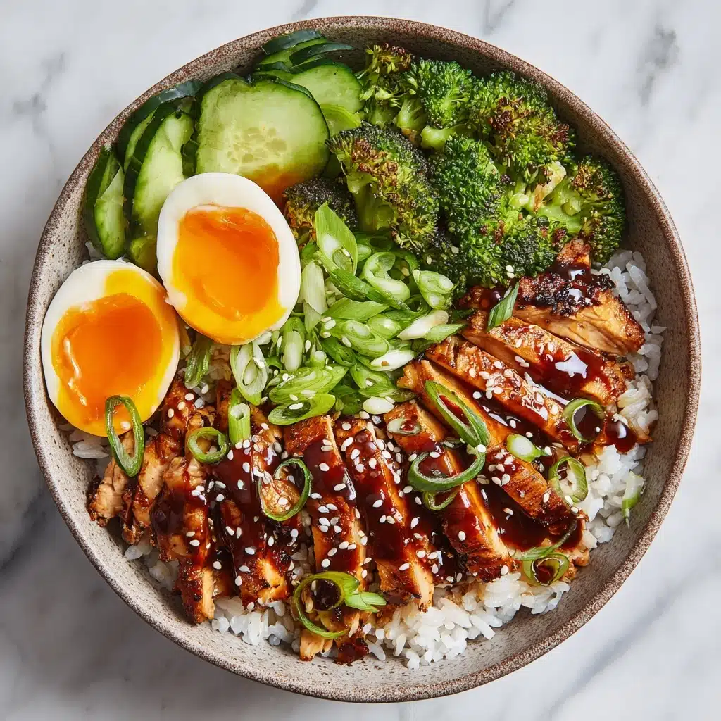 Sticky Chicken Rice Bowls Recipe - Recipe Image