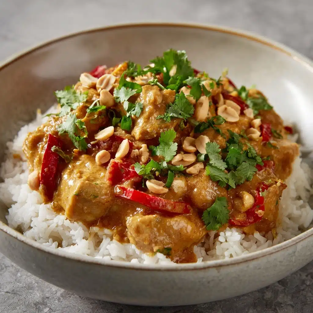 Slow Cooker Peanut Chicken Recipe - Recipe Image