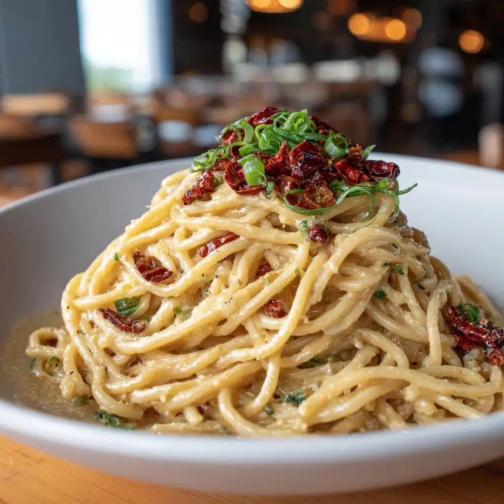 Caramelized Onion Pasta with Chilli Oil: An Incredible Ultimate Recipe - Recipe Image