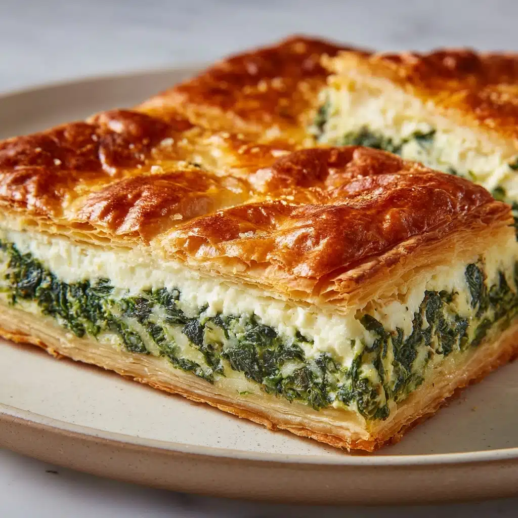 Spinach Stuffed Pie Recipe - Recipe Image