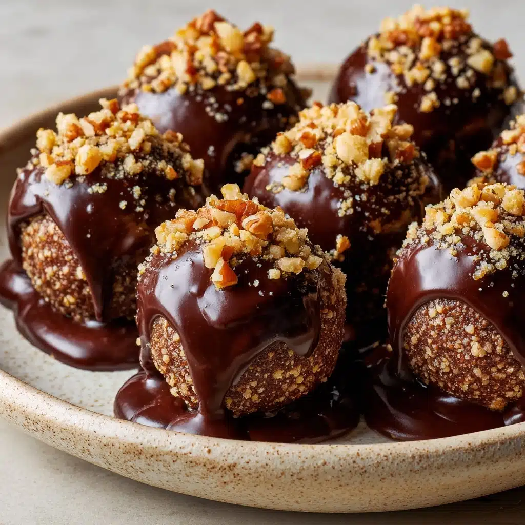 Christmas Chocolate Pecan Pie Balls Recipe - Recipe Image