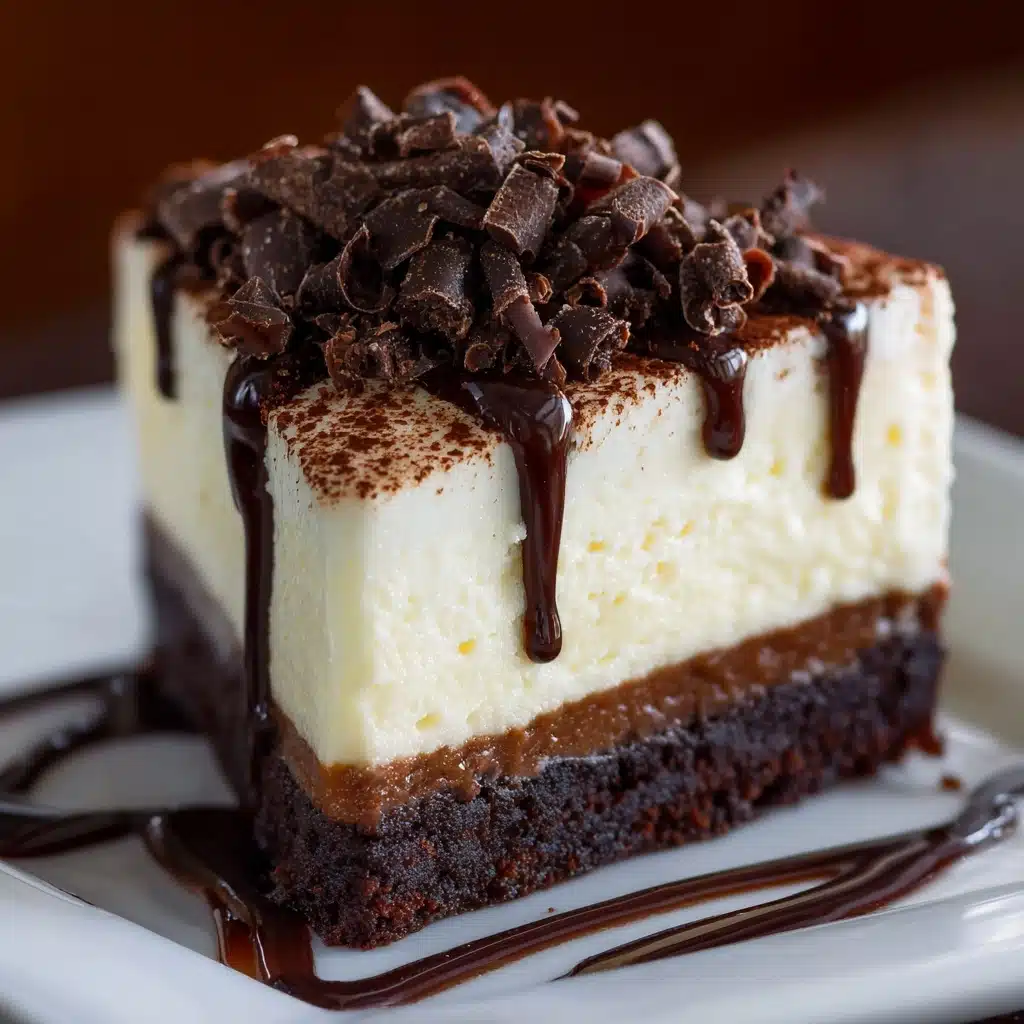 Brownie Bottom Cheesecake Recipe - Recipe Image